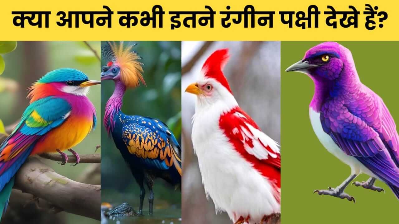 Top 10 Most Beautiful and Colorful Birds in the World in Hindi